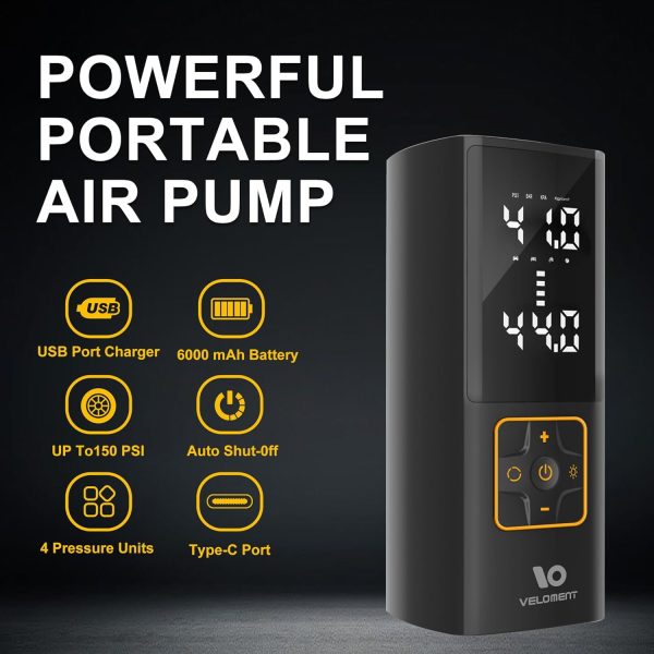 Tire Inflator Portable Air Compressor Auto Air Pump for Car Tire Car - Image 2