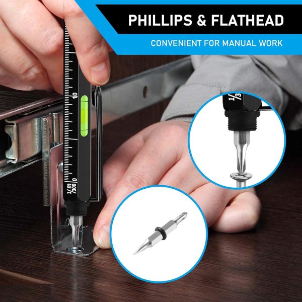 Valentine's Day Gifts for Him, 2 Pack Multi-Tool Pen Set, 11 in 1 Multitool - Image 4
