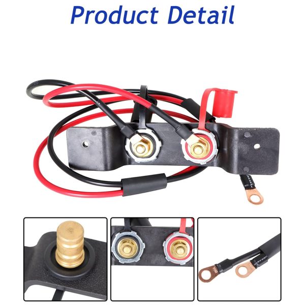 Car Battery Jump Post Starter Jumpstart Battery Terminals Relocation Kit - Image 3