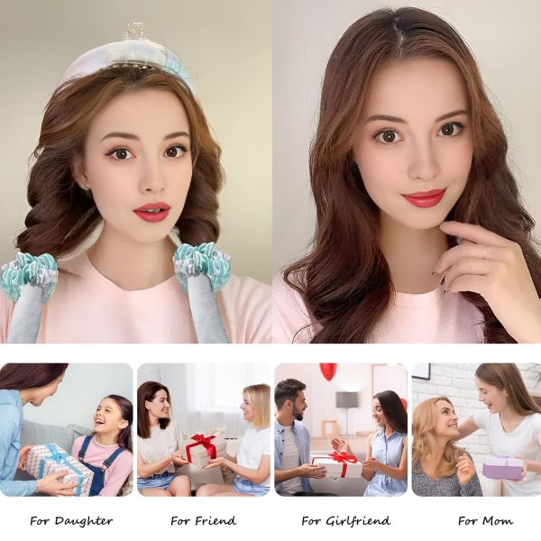 Satin Heatless Curling Set - Hair Rollers for Heatless Curls Heatless Hair - Image 3