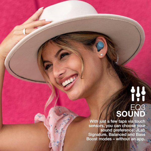 JLab Go Air Pop True Wireless Bluetooth Earbuds & Charging Case - Slate, - Image 5