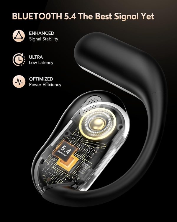 Ultra Open Ear Headphones Wireless Bluetooth - Ergonomic Pro Over The Ear - Image 7