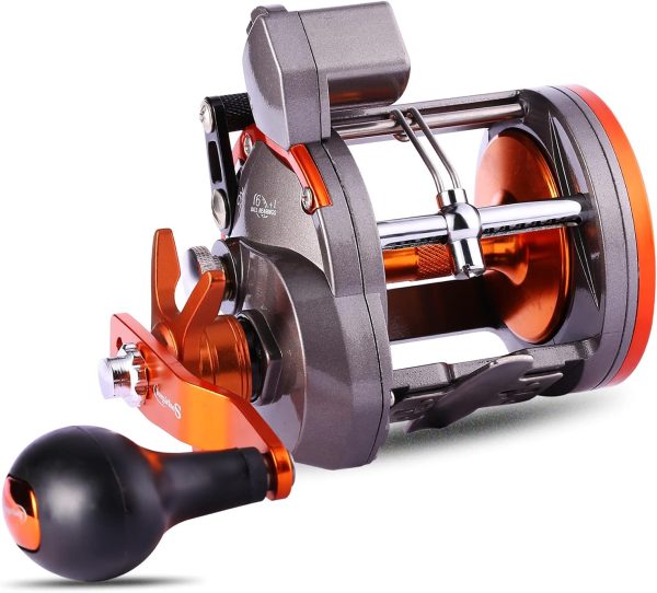 Sougayilang Line Counter Trolling Reel Conventional Level Wind Fishing Reel - Image 2
