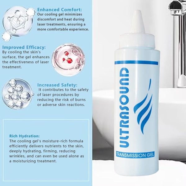 Cooling Gel for Laser Hair Removal Device and Radio Frequency Facial Body - Image 3