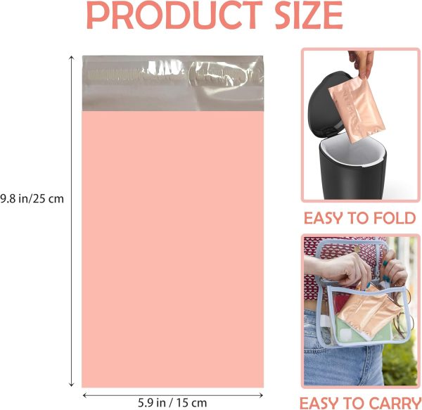 Sanitary Napkin Disposal Bags, 500 Pcs, Self-sealing Seals, Women Sanitary - Image 2