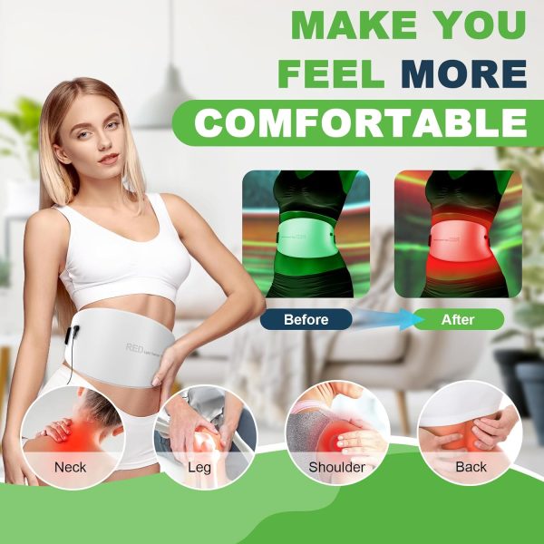 Red Light Therapy for Body, Portable Red Light Therapy Belt, Waist Back - Image 5