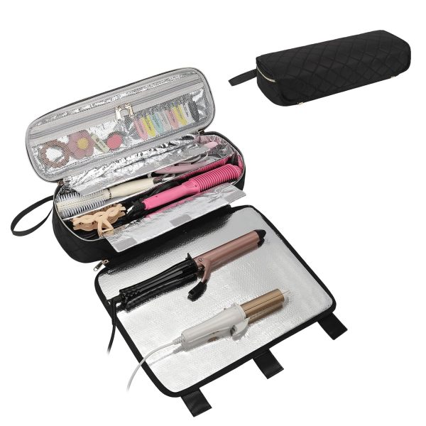 Hair Tools Travel Bag with Removable Heat Resistant Mat, 2-in-1 Design - Image 9