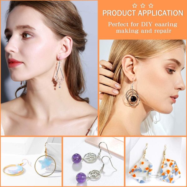 Anezus Earring Making Kit with Earring Hooks Findings, Earring Backs Posts, - Image 6