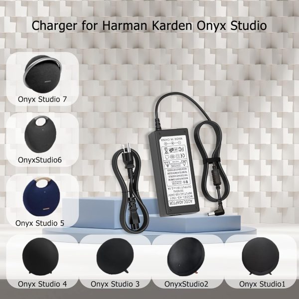 19V AC/DC Charger Adapter Compatible with Harman Kardon Onyx Studio 1 2 3 4 - Image 2