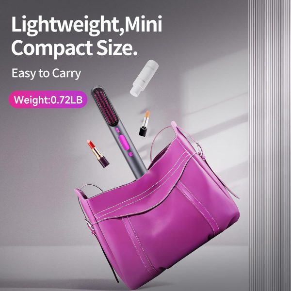 Cordless Hair Straightener Brush, Portable Hair Straightener for - Image 4