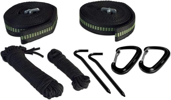 Oak Creek Lost Valley Camping Hammock. Bundle Includes Mosquito Net, Rain - Image 5