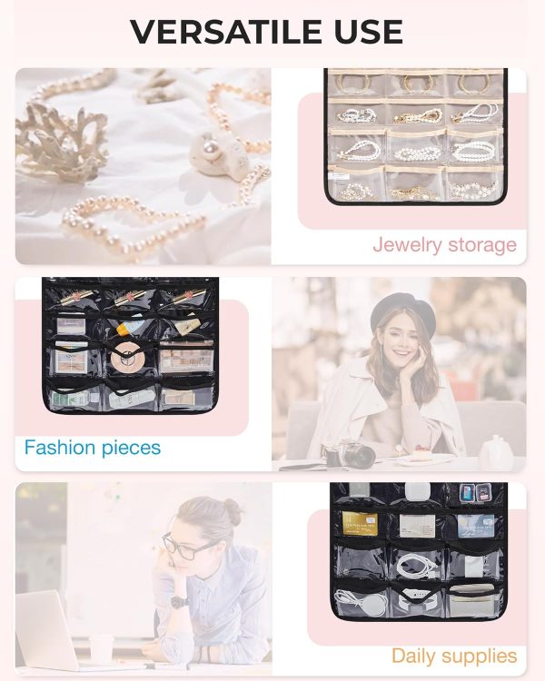 BAGSMART Hanging Jewelry Organizer, Jewelry Holder Organizer Accessories - Image 6