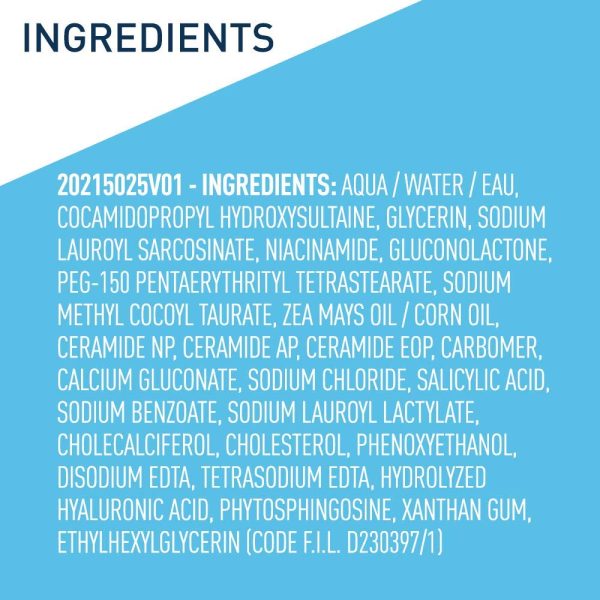 CeraVe Renewing Salicylic Acid Cleanser, Formulated With Hyaluronic Acid, - Image 8