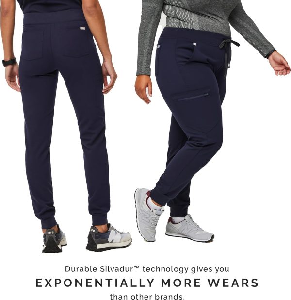 FIGS Zamora Jogger Style Scrub Pants for Women — Slim Fit, 6 Pockets, Yoga - Image 4