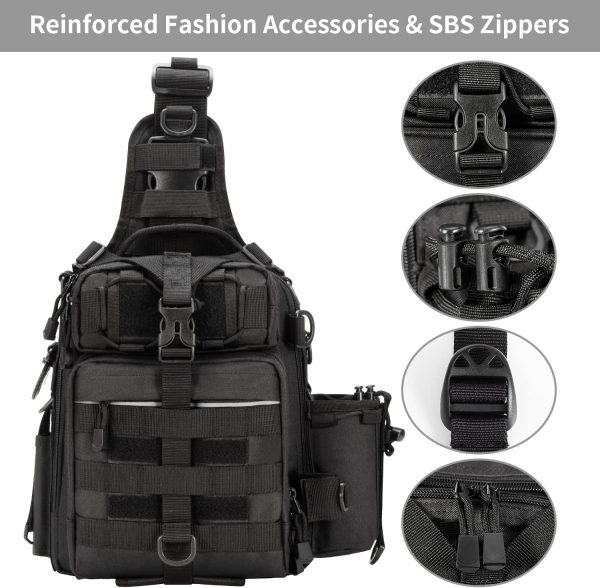 BLISSWILL Fishing Backpack Outdoor Tackle Bag Large Fishing Tackle Bag - Image 6