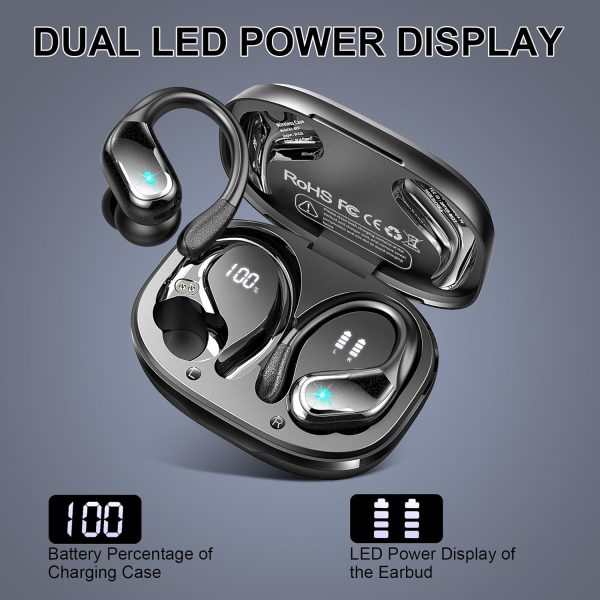 Wireless Earbuds Sport, Bluetooth 5.4 Headphones 2024 Bluetooth Earbuds - Image 6