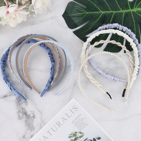 AMCAMI Fashion Headbands for Women Girls 8 Pcs Fashion Hair Accessories Set - Image 7