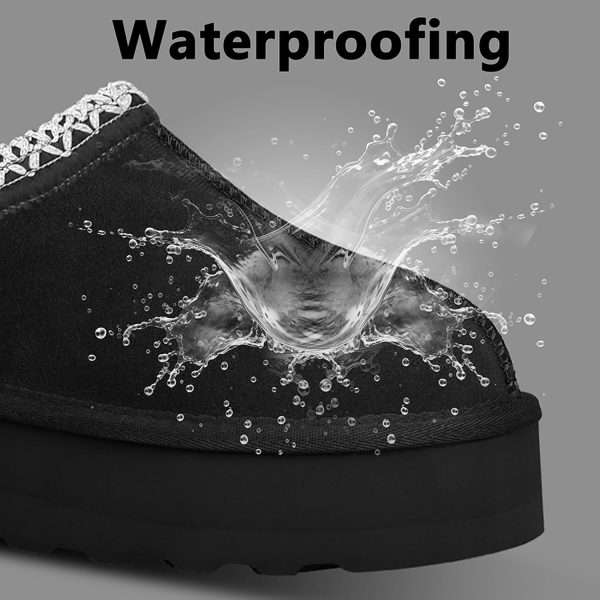 Women's Slippers Platform Mini Boots Short Ankle Boot Fur Fleece Lined - Image 4