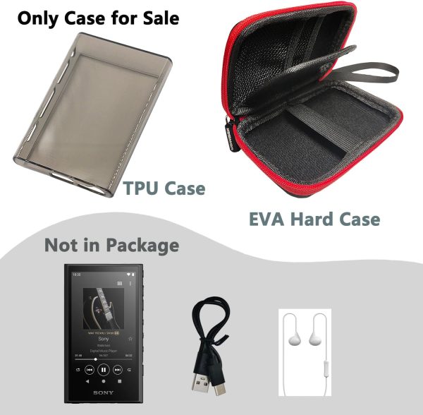 Hard Carrying Case and TPU Case for Sony NW-A306 Walkman Portable Digital - Image 2
