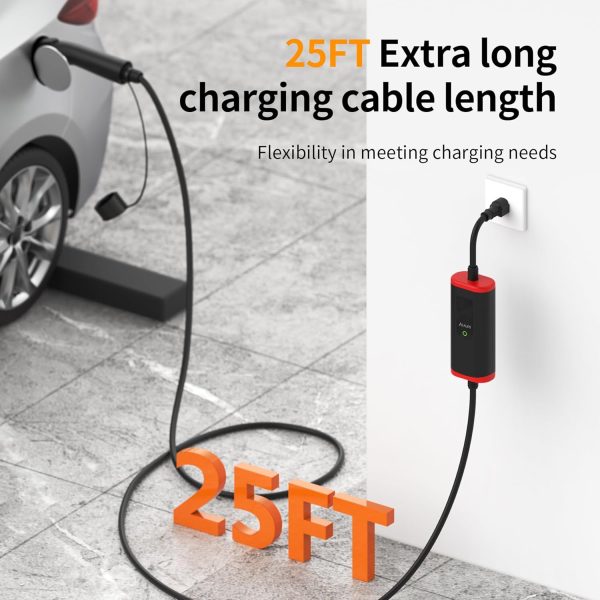 Alxum EV Charger Level 1 Level 2 Electric Car Charger 16A 110V-240V - Image 4