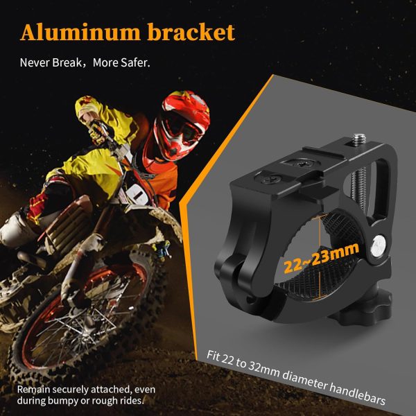 Bike Lights for Night Riding Aluminum Mounts Waterproof Bike Light Front - Image 2