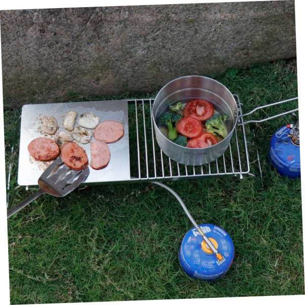 1pc Stainless Steel Grill Charcoal Outdoor Barbecue Rack Grills Grille - Image 5