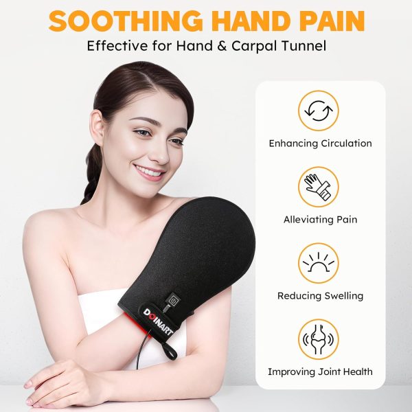 Red Light Therapy Device for Hands, Near Infrared Light Therapy Glove, for - Image 2
