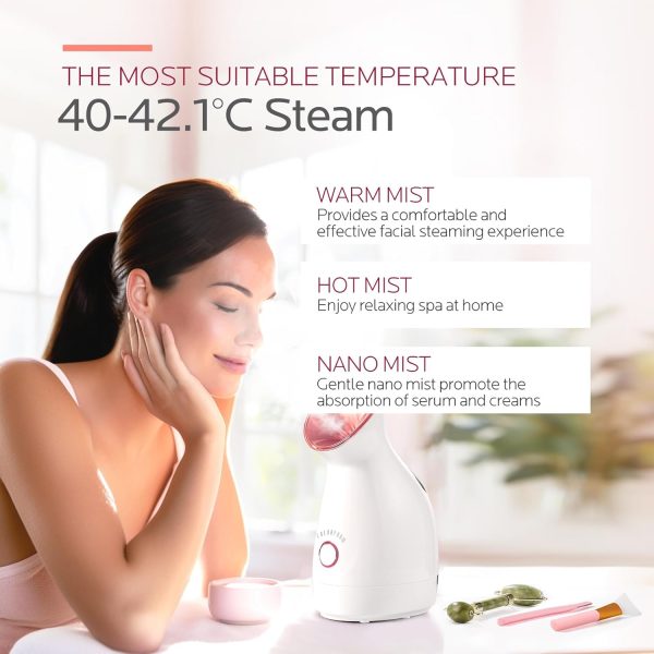 Colorfarm Facial Steamer Nano Ionic: Face Steamer Home Spa Kit Deep - Image 6