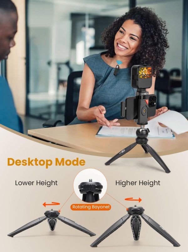 Upgraded Vlogging Kit w/Wireless Lavalier Microphone,YouTube Kit for iPhone - Image 6