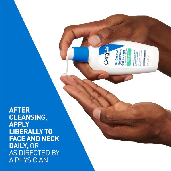 CeraVe Oil Control Moisturizing Gel-Cream | Face Moisturizer for Oily Skin - Image 5