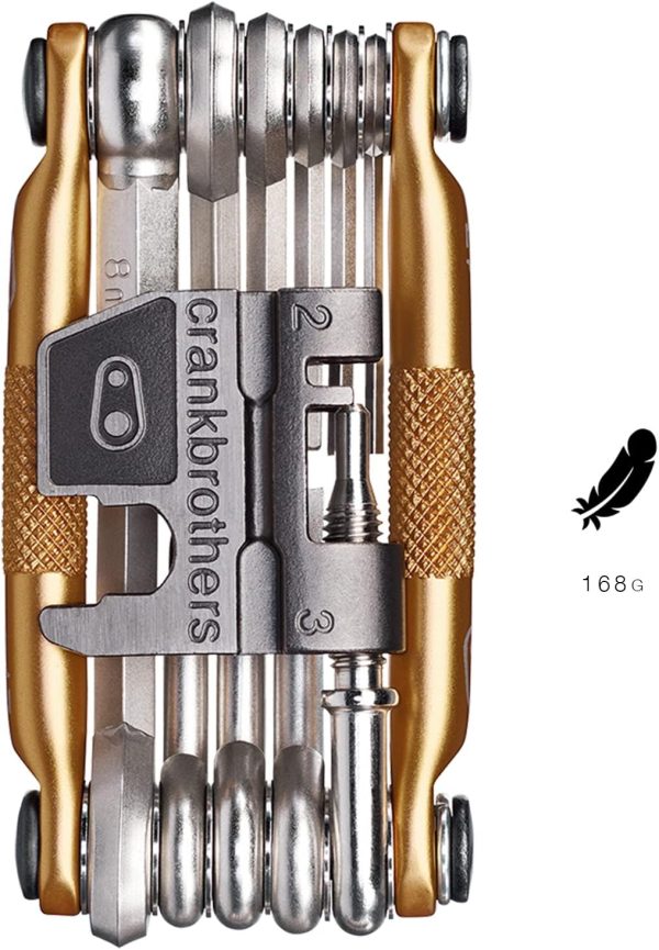 Crankbrothers Multi Tool M 17 Bike Tool - MTB Multi-Tool Gold - 17 bicycle - Image 3