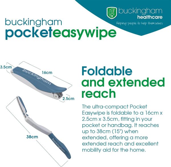 Buckingham Pocket Easywipe Bottom Wiper, Disability Aids for The Home, - Image 4