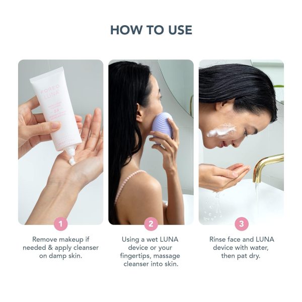 FOREO LUNA Micro-Foam Face Cleanser 2.0 - Face Wash - Pore Minimizer - All - Image 5