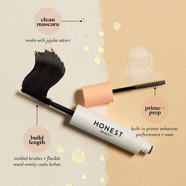 Honest Beauty 2-in-1 Extreme Length Clean Mascara + Lash Primer | - Image 2