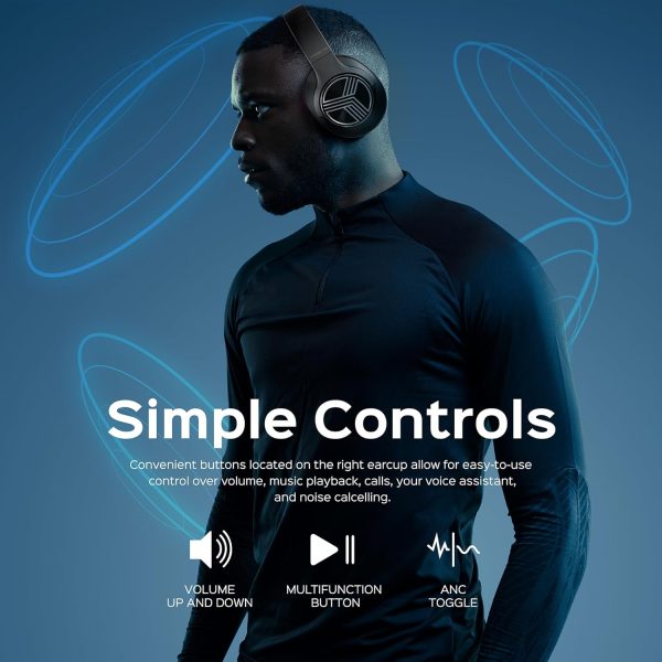TREBLAB Z2 Active Noise Cancelling Workout Headphones - Signature-HD Sound, - Image 7