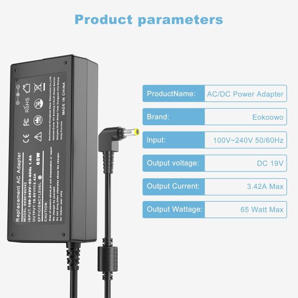19V AC/DC JBL Speaker Charger Power Cord Supply for Xtreme Xtreme 2 Extreme - Image 7