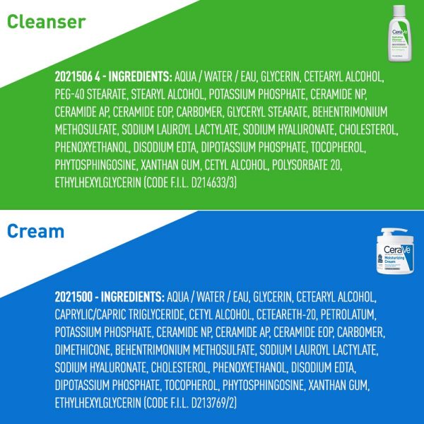 CeraVe Moisturizing Cream Combo Pack | Contains 16 Ounce with Pump & 1 - Image 5
