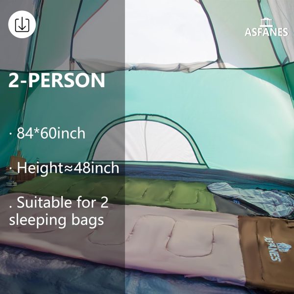2-12 Person Tents for Camping Waterproof, Backpack Double Layer Camping - Image 5