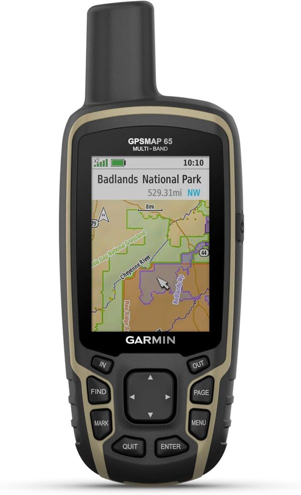 Garmin GPSMAP 65, Button-Operated Handheld with Expanded Satellite Support - Image 2