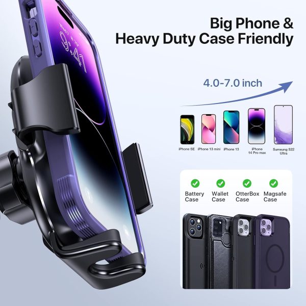 Miracase 3-in-1 Car Phone Holder Mount, Universal Cell Phone Holders for - Image 6