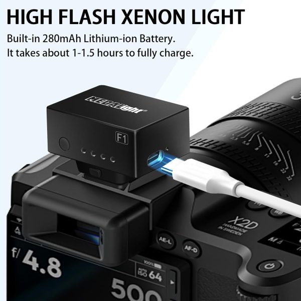 F1 Mini Camera Flash Camera Flash Speedlite for Ricoh (GR3/GR3X,etc.) - Image 4