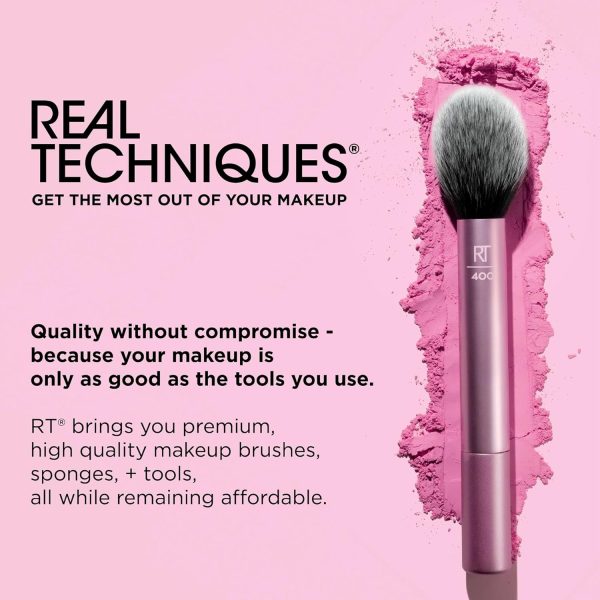 Real Techniques 6 Piece Everyday Essentials Makeup Brush Set, Includes 4 - Image 20