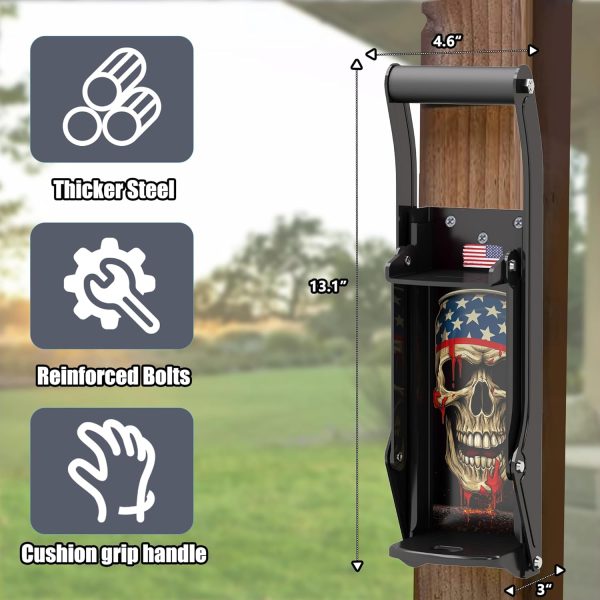 Can Crusher Wall Mounted, Manual Can Crusher Beer Can Crusher for Recycling - Image 7