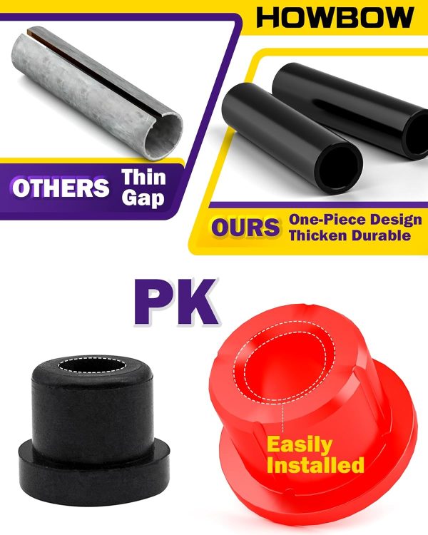 Club Car Precedent Front Bushing Kit With Screws, Golf Cart Front Lower - Image 3