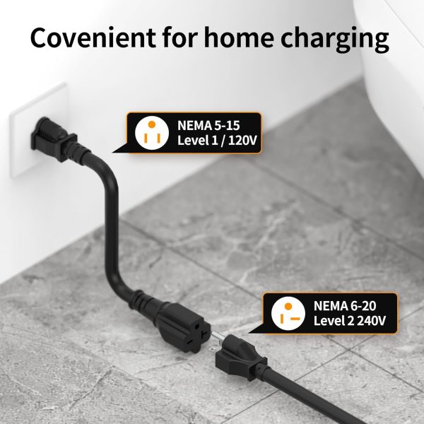 Alxum EV Charger Level 1 Level 2 Electric Car Charger 16A 110V-240V - Image 2