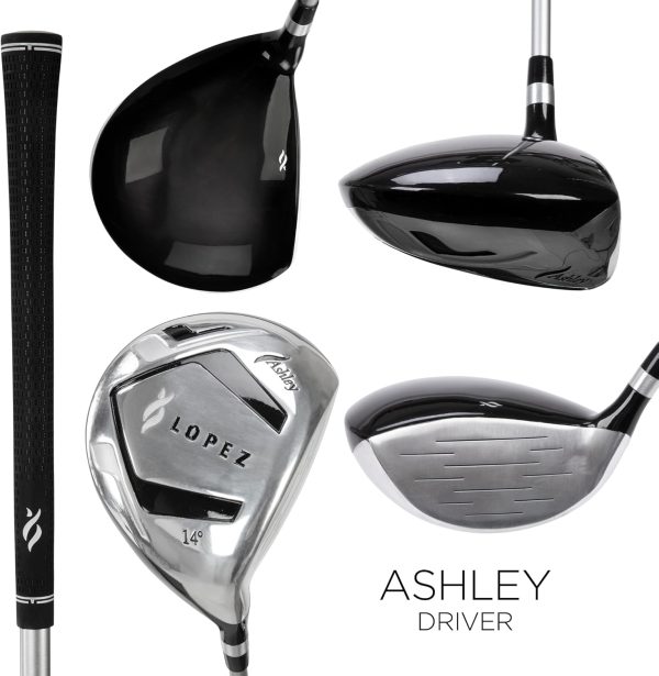 Nancy Lopez Golf - Ashley 18PC Complete Golf Clubs, Cart Bag Package Set - Image 5