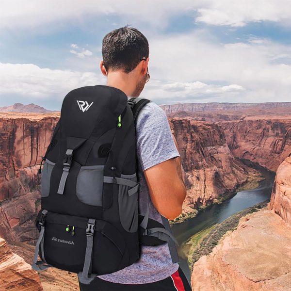 50L Hiking Backpack, Waterproof Lightweight Daypack for Outdoor Camping - Image 6