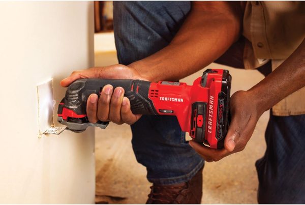 CRAFTSMAN V20 Cordless Multi-Tool, Oscillating Tool Kit, Blades, Sand - Image 8