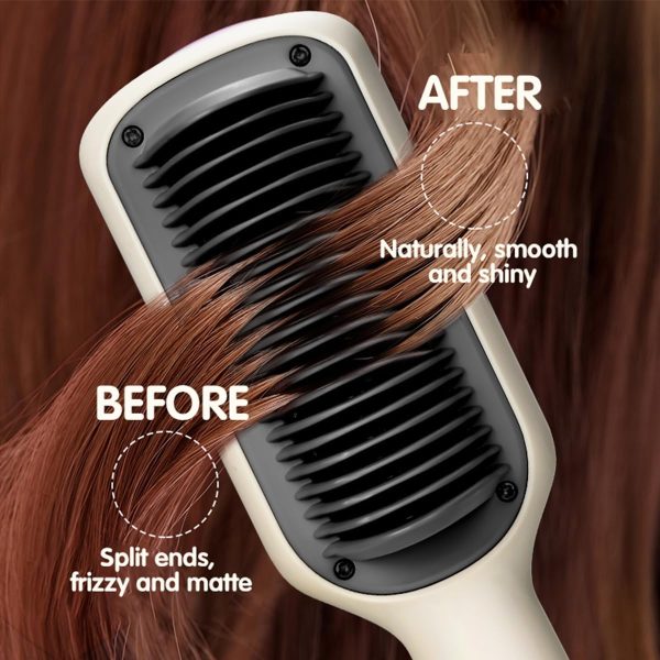 Hair Straightener Brush, Hair Straightener Styling Comb, Hair Straightener - Image 7