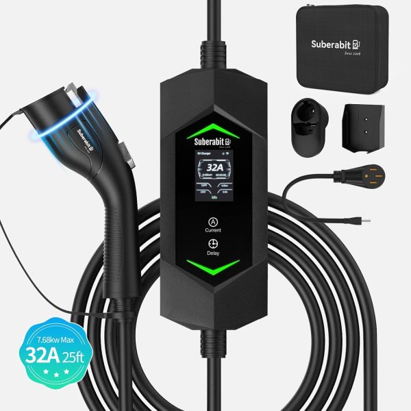 Vehicle Level 2 EV Charger (32A, 240V) NEMA 14-50 Plug for SAE J1772 with 2 - Image 7